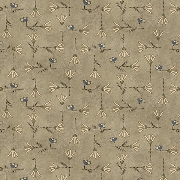 Henry Glass-Blue Bird of Happiness-2718-39-CT1133014-100% Quality Cotton by the Yard or Yardage