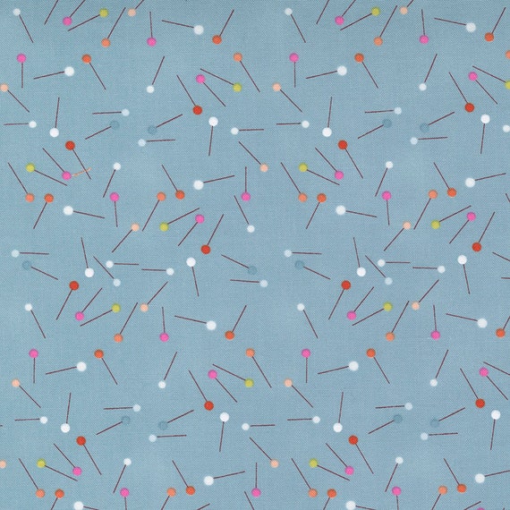 United Notions-Moda-Amelia Hoey-Make Time-24577 24-teal-CT1132669-100% Quality Cotton by the Yard or Yardage