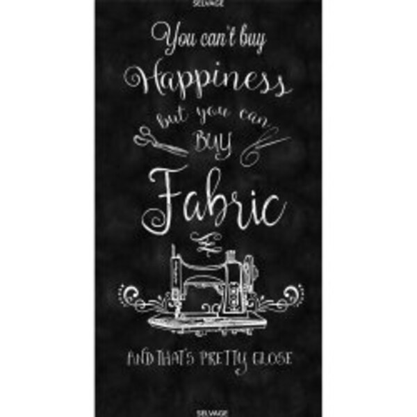 Timeless Treasures - Can't Buy Happiness Panel 24 "Panel TTc7253- -CT124909