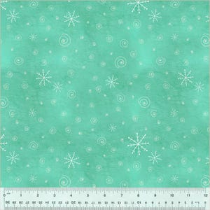 A Very Terri Christmas Snow Flurries in Turquoise A Very Terri Christmas Snow Flurries in Turquoise