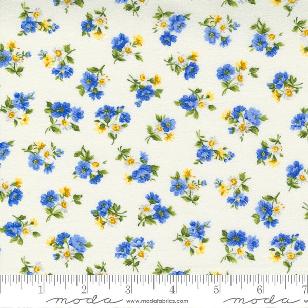 United Notions-Moda-Summer Breeze-33613 11-ivory multi-CT1133107-100% Quality Cotton by the Yard or Yardage