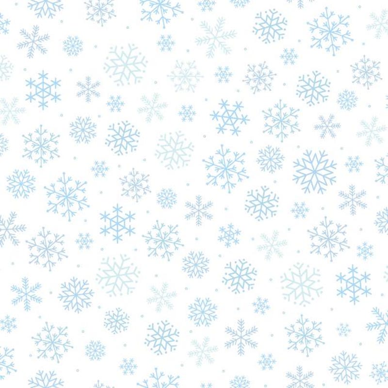 snowflake light blue