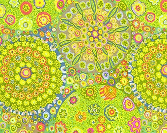 Kaffe Fassett -green Millefiore - GP92 - Phillip Jacobs for Rowan - CT120613 Designer - Modern - 100 Percent