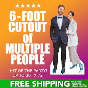 LIFESIZE CUTOUTS USA & Canada, New Spring Sale Prices 1 Rated since 2008. Free Shipping, Free Graphics, Photo Editing, Any size up to 72 image 4