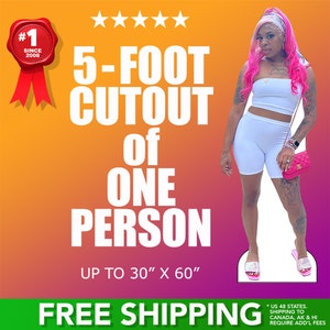 LIFESIZE CUTOUTS USA & Canada, New Spring Sale Prices 1 Rated since 2008. Free Shipping, Free Graphics, Photo Editing, Any size up to 72 image 5