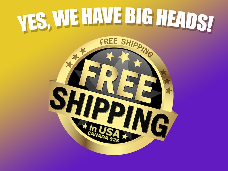 Big Head Cutouts. Show How Much You Care With a Really Big Etsy