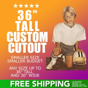 LIFESIZE CUTOUTS USA & Canada, New Spring Sale Prices 1 Rated since 2008. Free Shipping, Free Graphics, Photo Editing, Any size up to 72 image 8