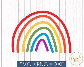 Hand Drawn Rainbow Etsy