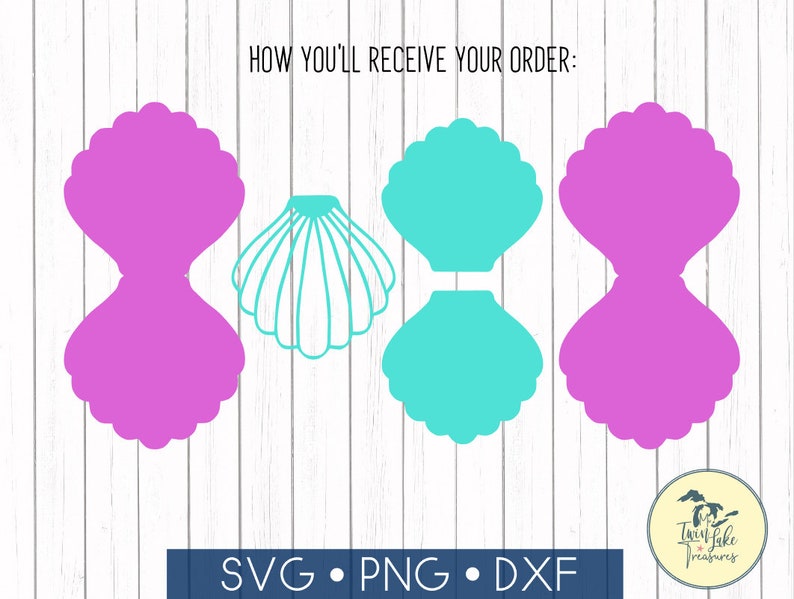 Diy Shell Card/Invitation SVG Instant & Digital Download For | Etsy