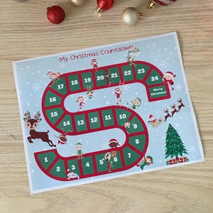 Advent Calendar Kids / Printable Christmas Countdown / Christmas Kids ...