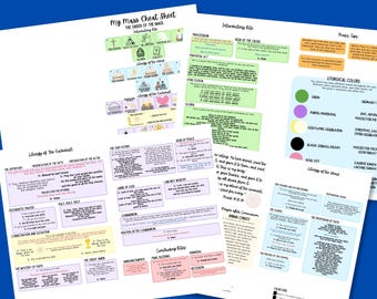 ミサ早見表（英語）｜カトリック印刷用ミサ典書｜子供向けカトリック
