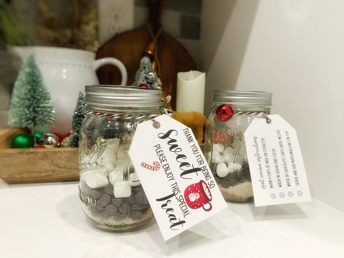 HOT COCOA Tags Printable / Printable Teacher Gift Tags / - Etsy