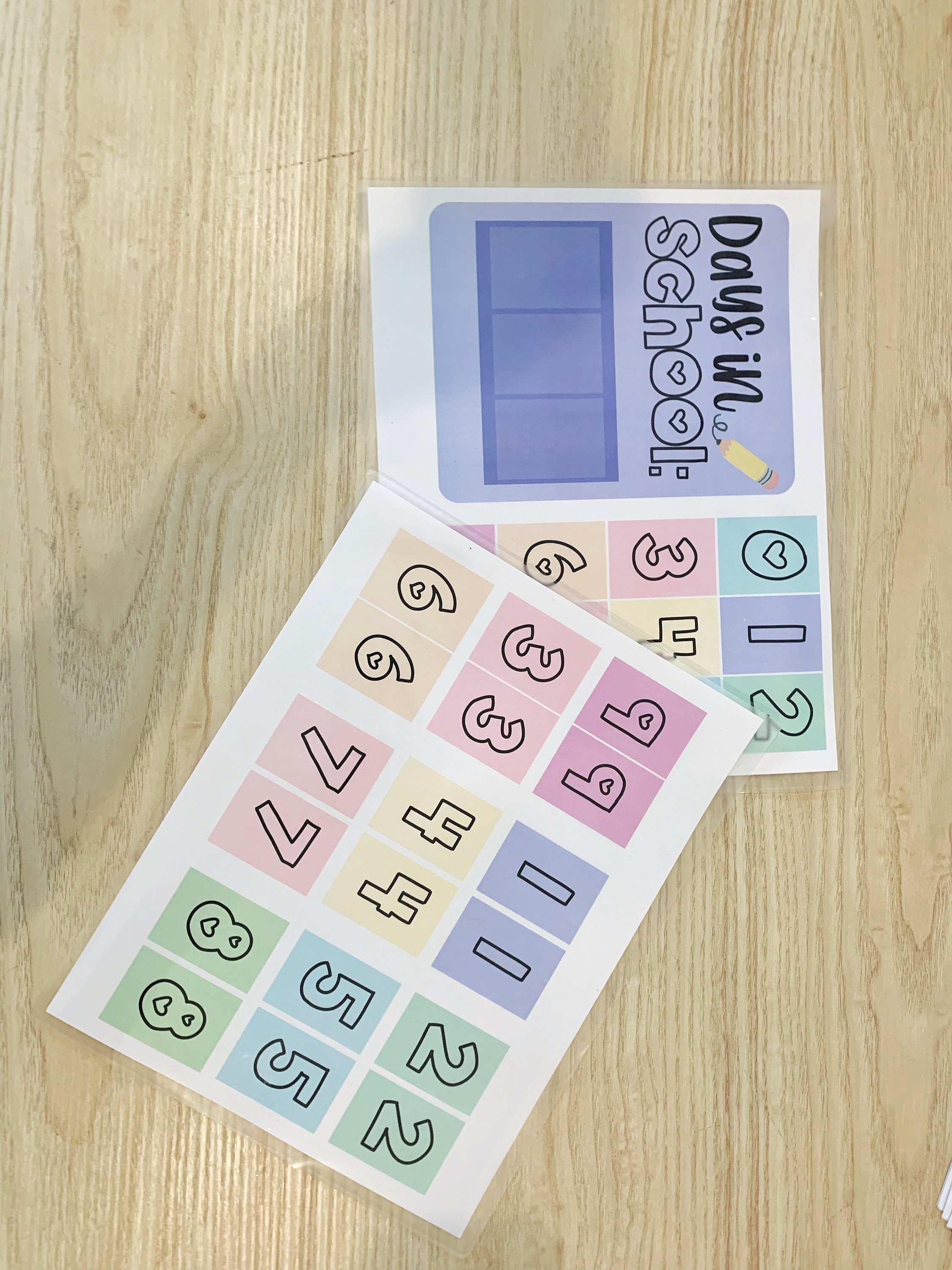 Days of School Board Printable Perpetual Calendar Classroom 100 Days of ...