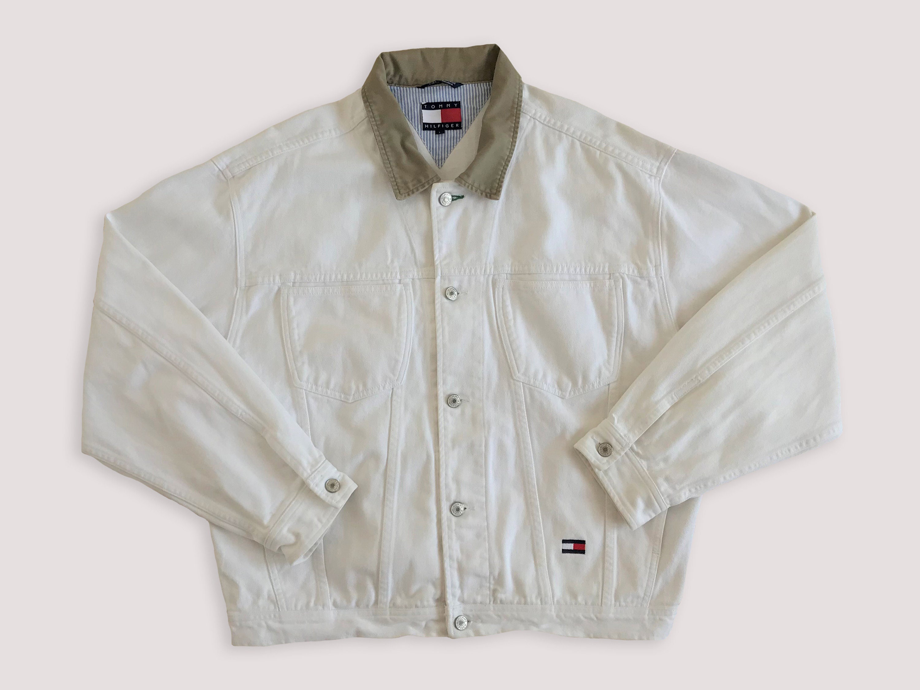 Tommy Hilfiger Denim Jacket - Etsy 