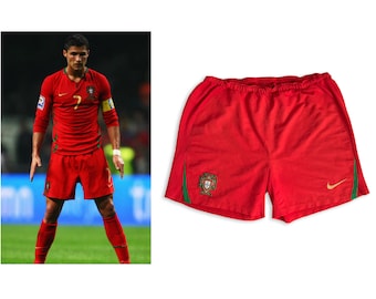 Y2K NIKE Portugal Shorts Jersey • Vintage Retro Old school Football Soccer Kit Ronaldo World cup Sweatshirt Jacket Windbreaker Hoodie / M