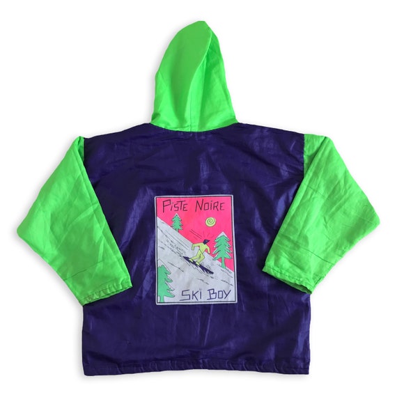 Vtg 80s SKYBOY pullover windbreaker jacket • 90s … - image 2