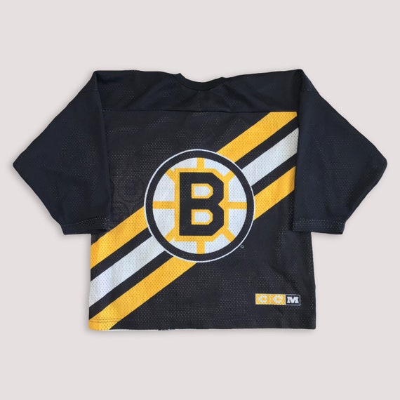 Vtg 90s CCM BOSTON BRUINS jersey Hockey Fanimatio… - image 3