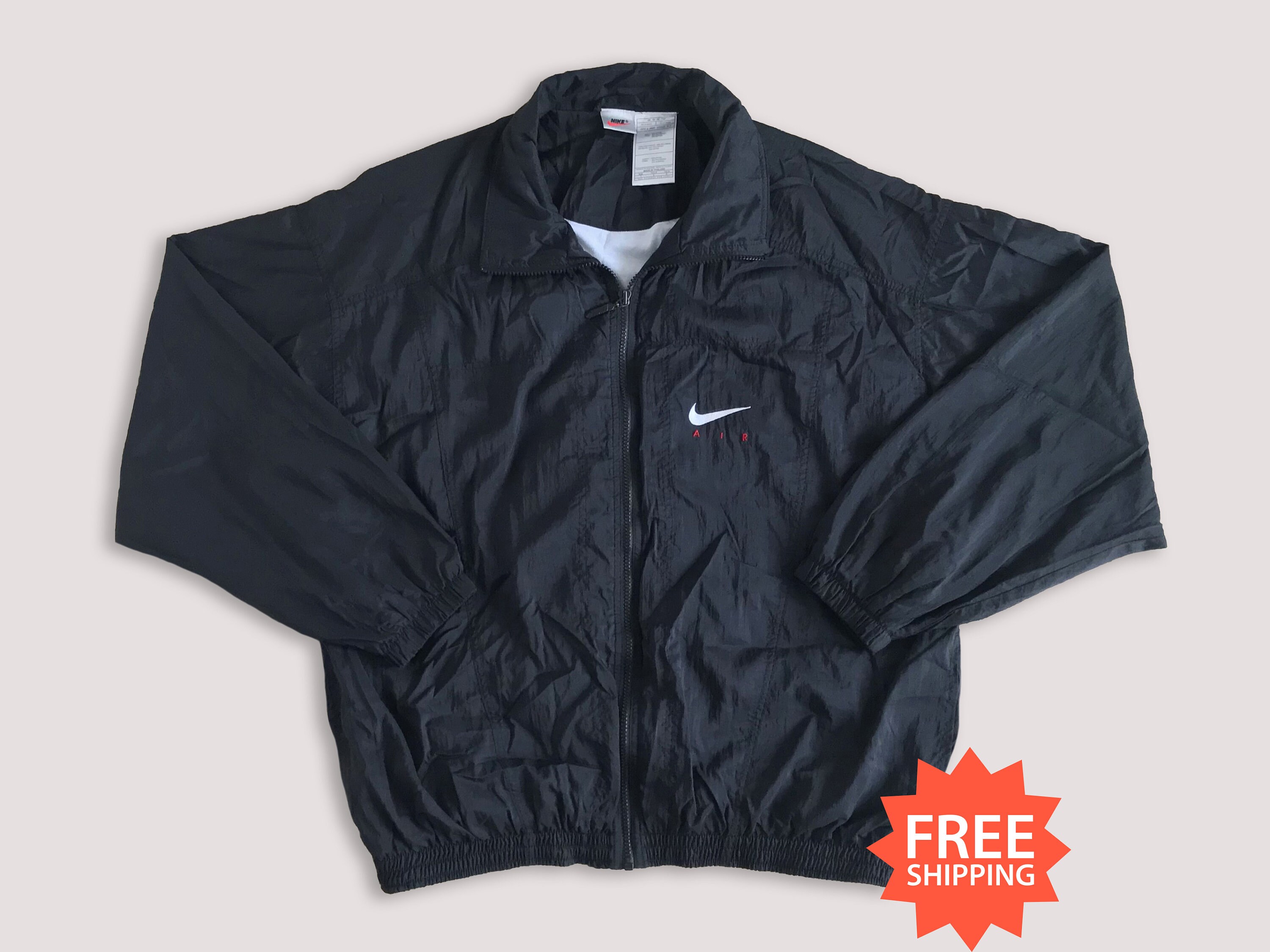 vintage nike jacket black