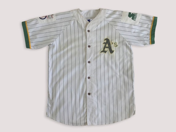 Rare 90s STARTER OAKLAND Athletics Jersey Poetic Justice 2pac 