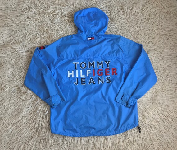 tommy hilfiger windbreaker retro