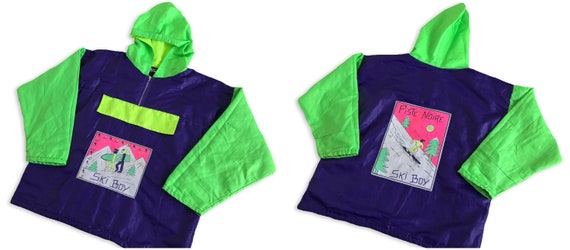 Vtg 80s SKYBOY pullover windbreaker jacket • 90s … - image 7