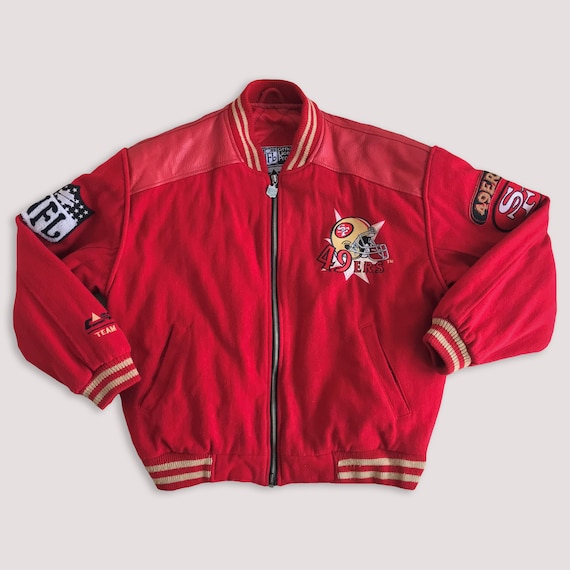 Vtg 1990 SAN FRANCISCO 49ers jacket CAMPRI bomber… - image 2