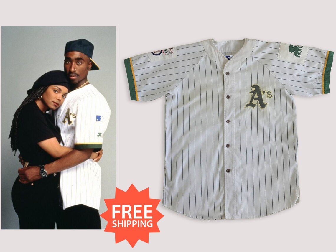 Tupac Shakur 16 Tribute White Sleeves Baseball Jersey — BORIZ