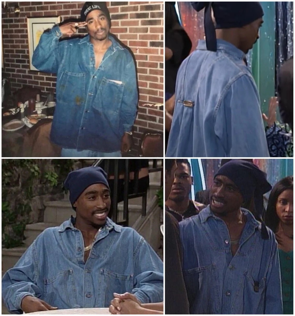 Rare Vintage 90s KARL KANI Jacket 2pac Denim Button up Shirt Rare Vintage 90s KARL KANI Jacket 2pac Denim Button up Shirt