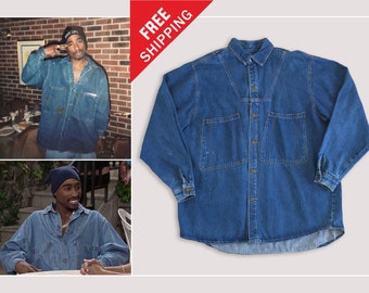 2pac Denim Jacket - Etsy