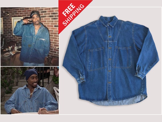 Rare Vtg 90s KARL KANI Jacket Denim 