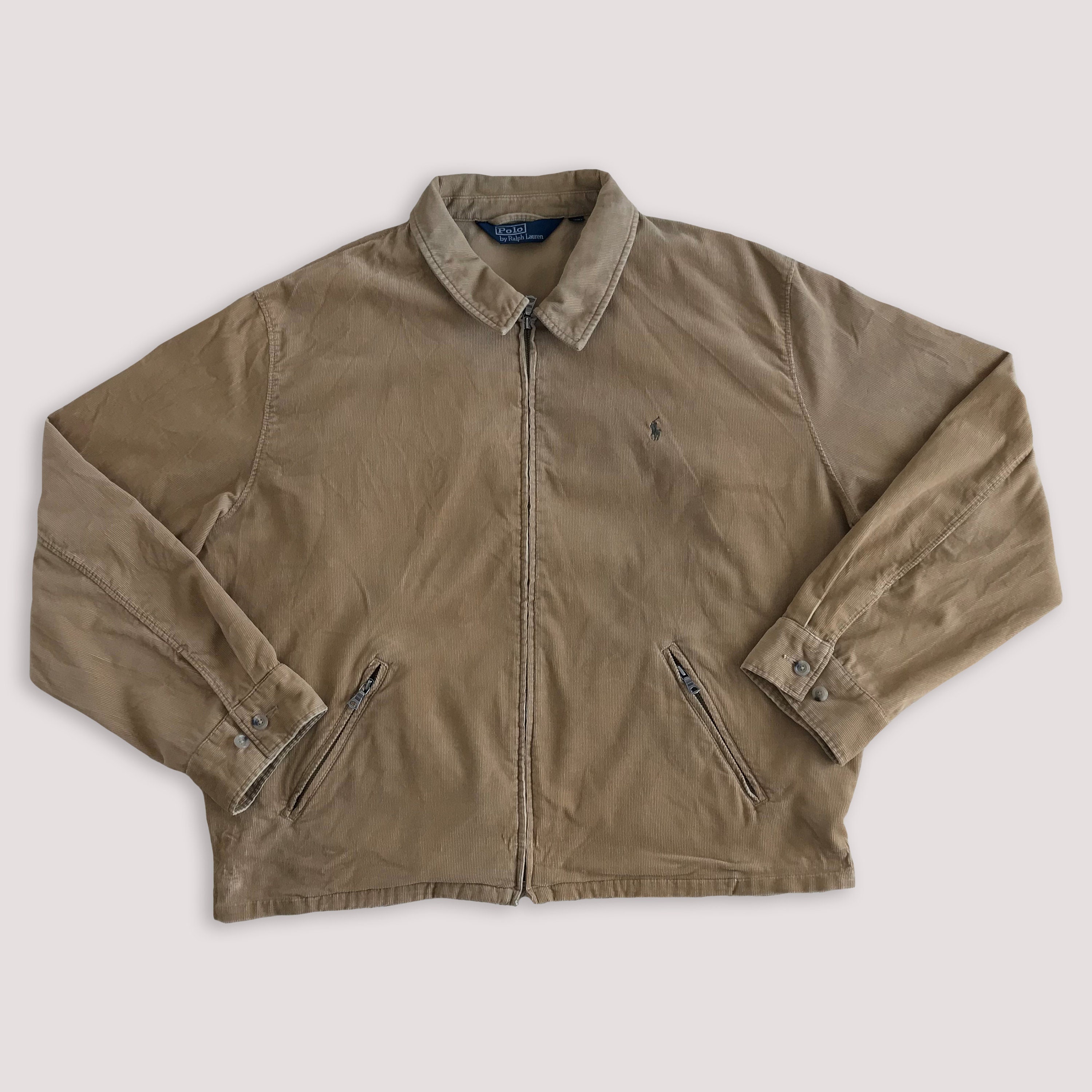 Vtg 90s RALPH LAuREN POLO harrington jacket 80s Hip Hop Rap 
