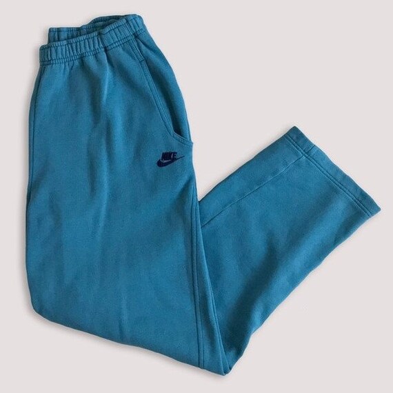 Vtg 90s NIKE Sweatpants Joggers Pants 80s Hip Hop Rap Vintage Retro Old  School Hilfiger Jordan Karl Kani Starter Fila Boxy Teal / Size M 