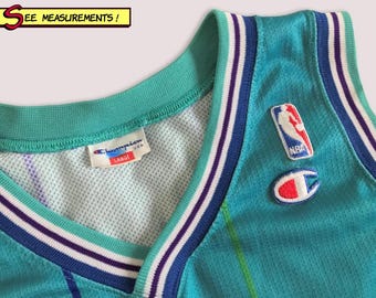 Muggsy Bogues #1 Charlotte Hornets NBA Vintage 90s Champion