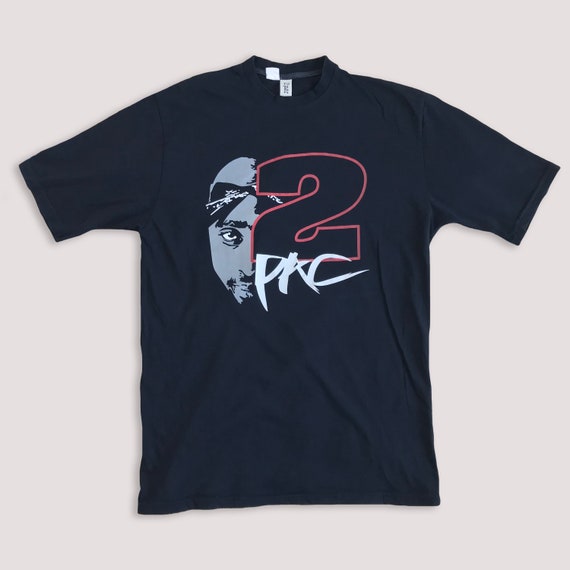 Vtg 90s 2PAC t shirt • 80s Hip hop Rap Vintage Re… - image 1