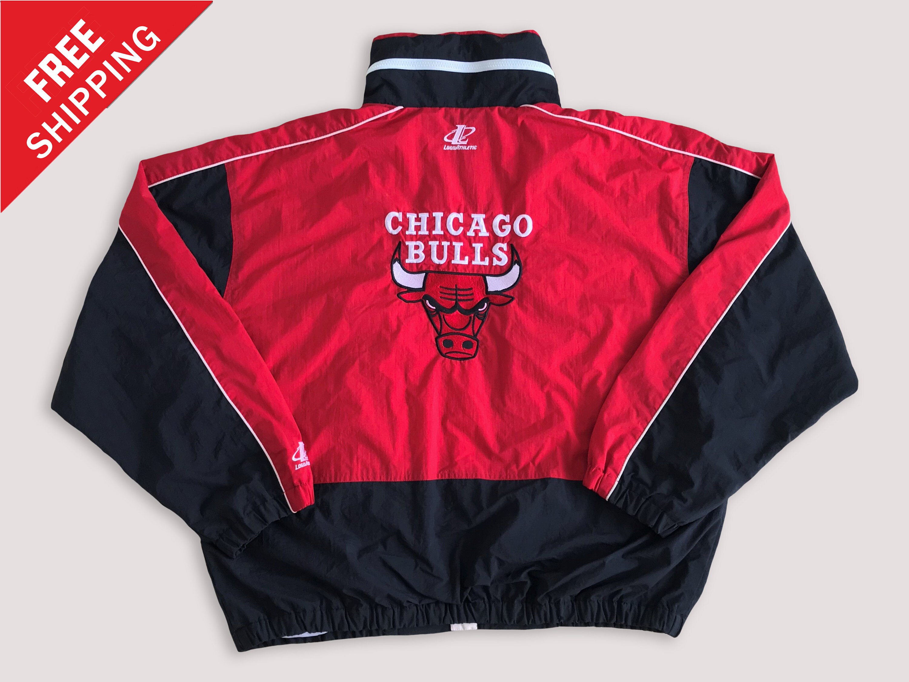 bulls windbreaker jacket