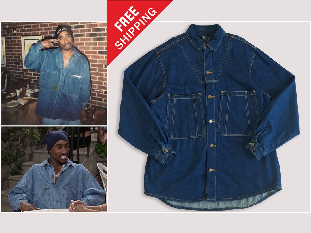 希少ヴィンテージ 90年代 KARL KANI ジャケット 2pac デニム 希少ヴィンテージ 90年代 KARL KANI ジャケット 2pac デニム