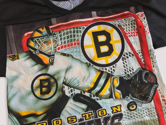 Vtg 90s CCM BOSTON BRUINS jersey Hockey Fanimatio… - image 8