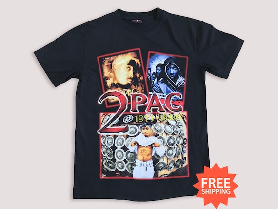 Reis Vermenigvuldiging puur Vtg 90s 2PAC T Shirt 80s Hip Hop Rap Vintage Retro Old - Etsy