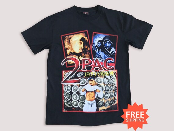 Vtg 90s 2PAC T Shirt 80s Hip Hop Rap Vintage Retro Old - Etsy
