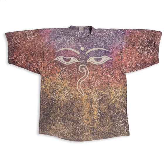 Vintage 80s 90s EYE OF HORUS t shirt Single Stitc… - image 1