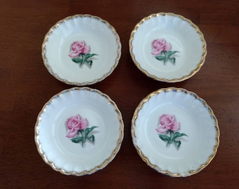 Pink rose dinnerware | Etsy