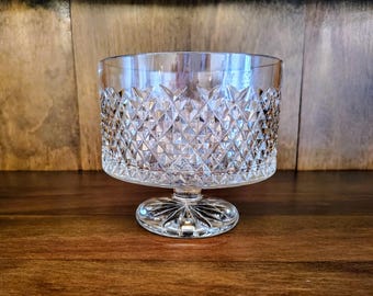 Waterford Crystal Alana Compote Bowl: 5" Footed Glass, Discontinued