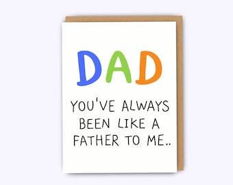 Fathers day card, dad jokes, dad, father birthday card, dad birthday card, fathers day, cards, greeting cards, funny cards, funny birthday