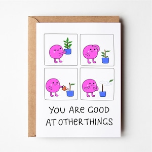Plant card, funny birthday card, anniversary card, girlfriend card, funny boyfriend birthday card, greeting cards, wife, funny love card
