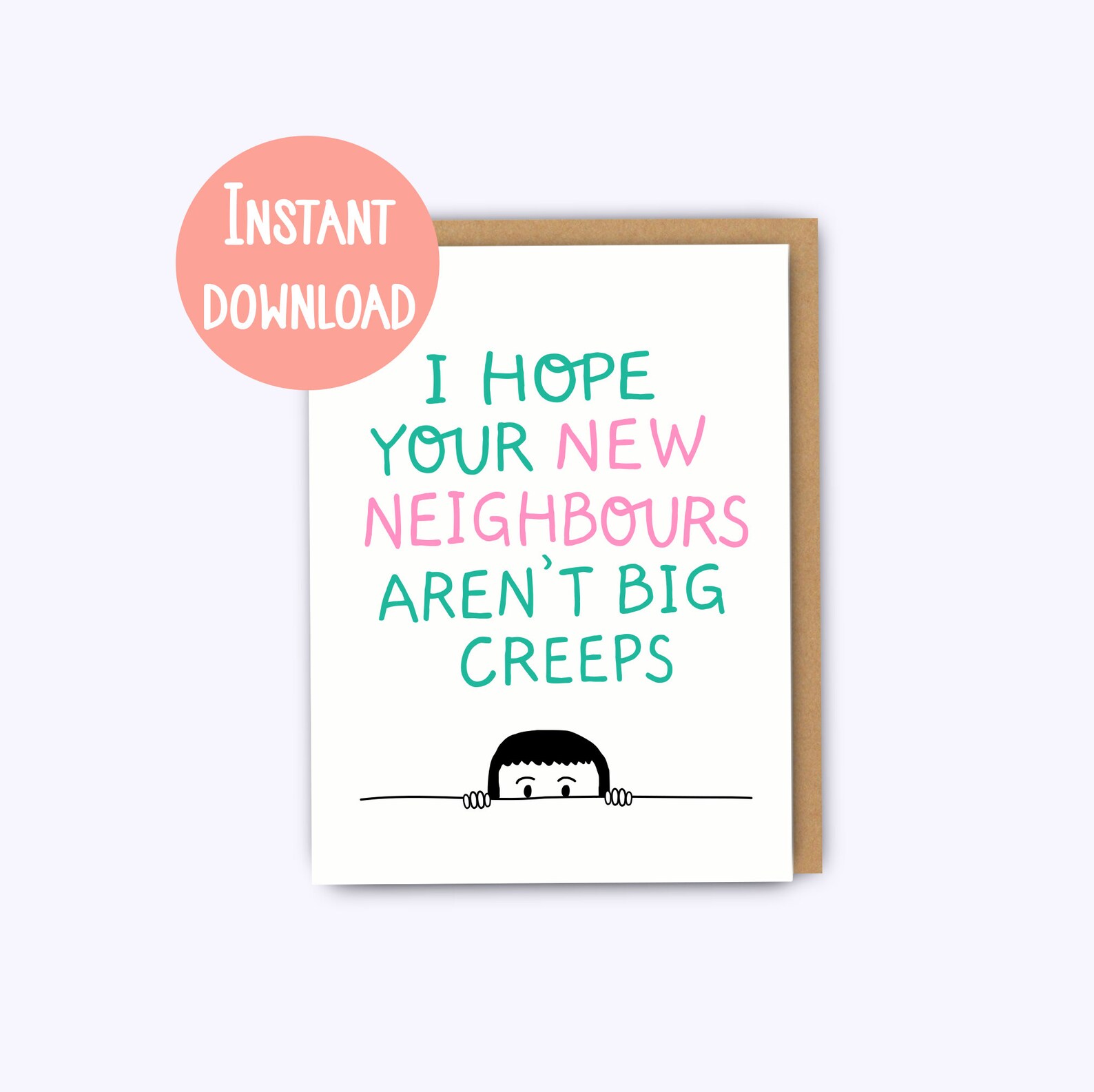 printable card housewarming card goodbye card miss you etsy