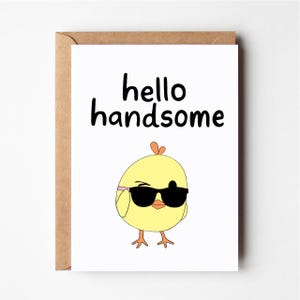 Carte d'anniversaire drôle, bonjour beau, carte de voeux drôle, carte de petit ami, carte de mari, carte d'anniversaire drôle, carte d'amour drôle, cartes drôles