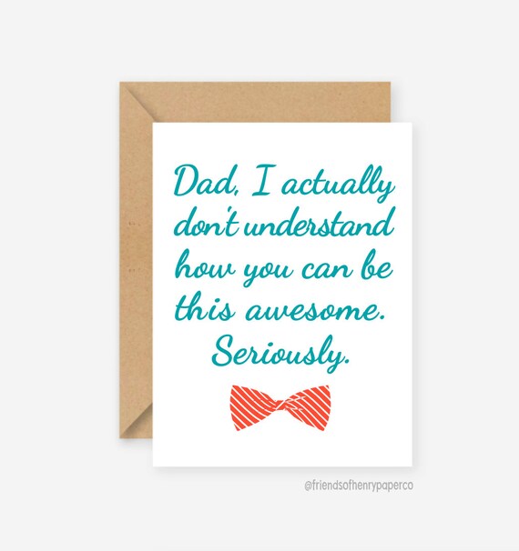 fathers day card dad jokes dad father birthday card dad etsy