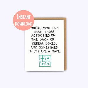 Printable Card Funny Birthday Card Funny Anniversary Card Better Printable Card Funny Birthday Card Funny Anniversary Card Better