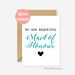 Printable Card, Maid of Honour Card, Maid of Honour Thank You, Wedding ...