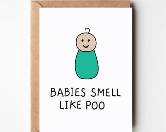 Cartão engraçado para novo bebê, bebê engraçado, cartão de parabéns para bebê, cartão de parabéns, cartão para bebê, cartão para novo bebê, novo bebê, menina, menino, cartões